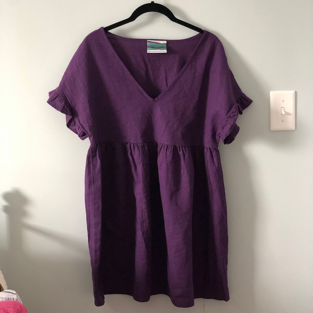 Urban Outfitters Purple Babydoll Tunic Dress